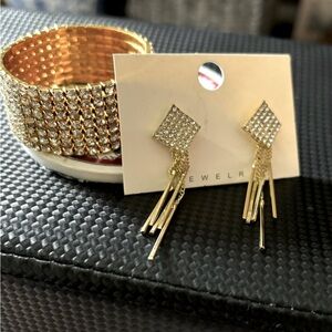 Rhinestone jewelry set